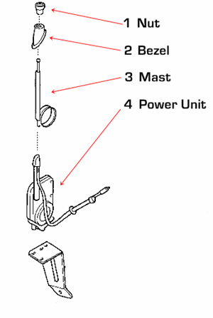 Power antenna for 1997 nissan maxima #4
